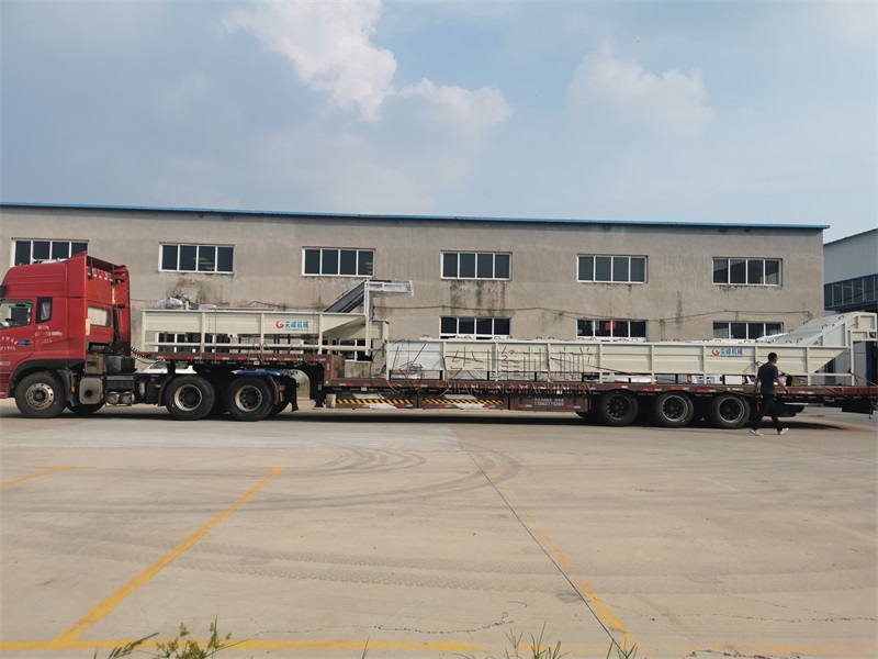 甘肃武威蔬菜清洗漂烫冷却设备成功发出