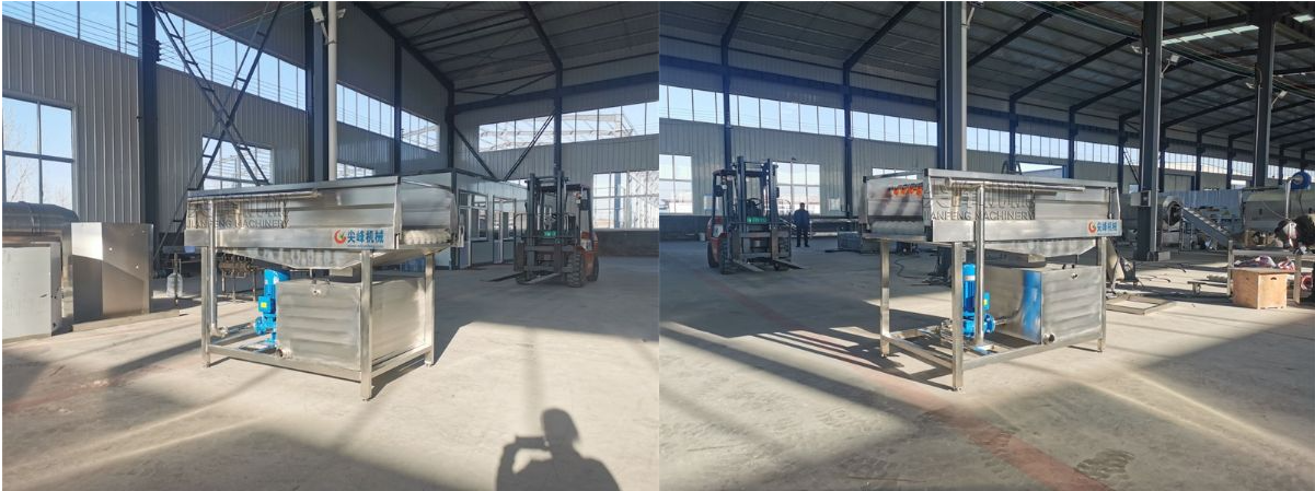 瓜果类喷淋毛刷清洗机器设备