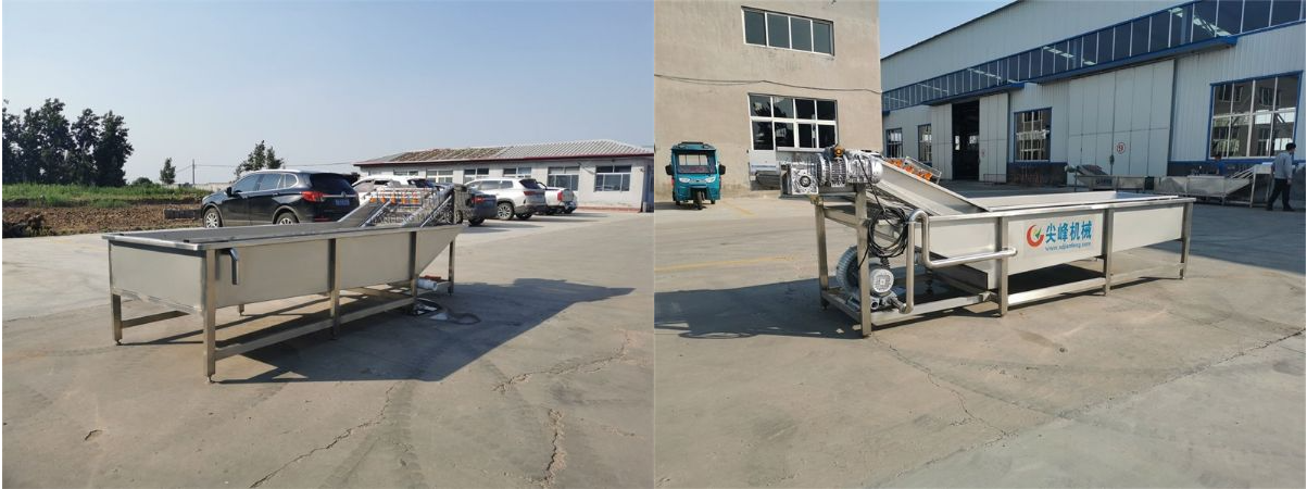 根茎类水浴气泡清洗机器设备