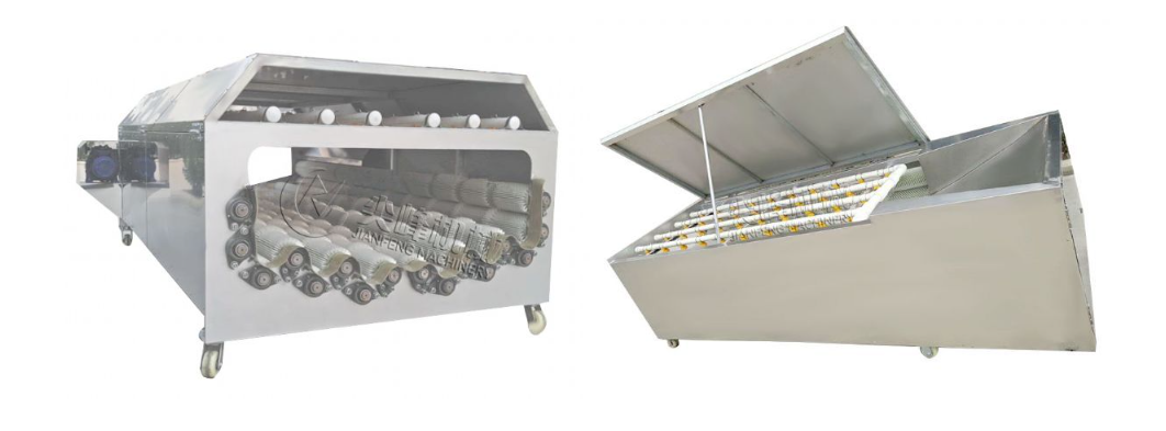 三辊对滚清洗机