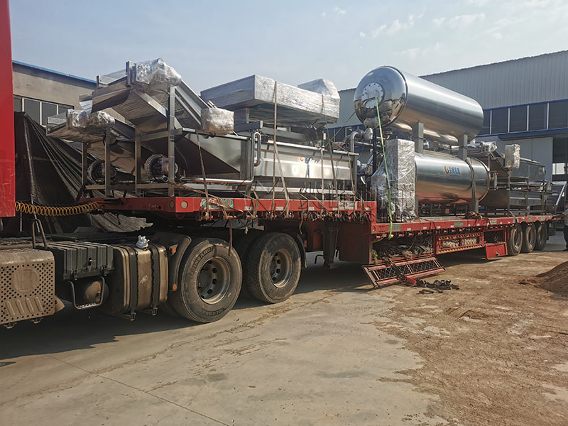 武汉定制化袋装卤制品加工设备完成生产顺利出货