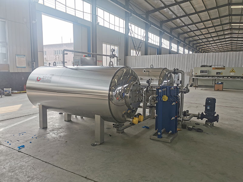 双锅并联杀菌锅