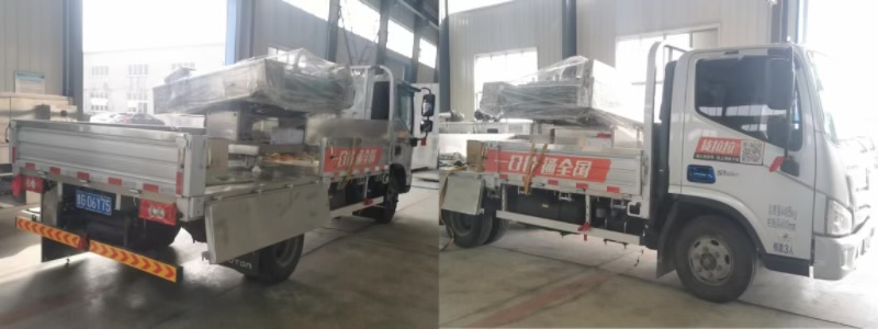 1000型滚动式真空包装机成功发往威海